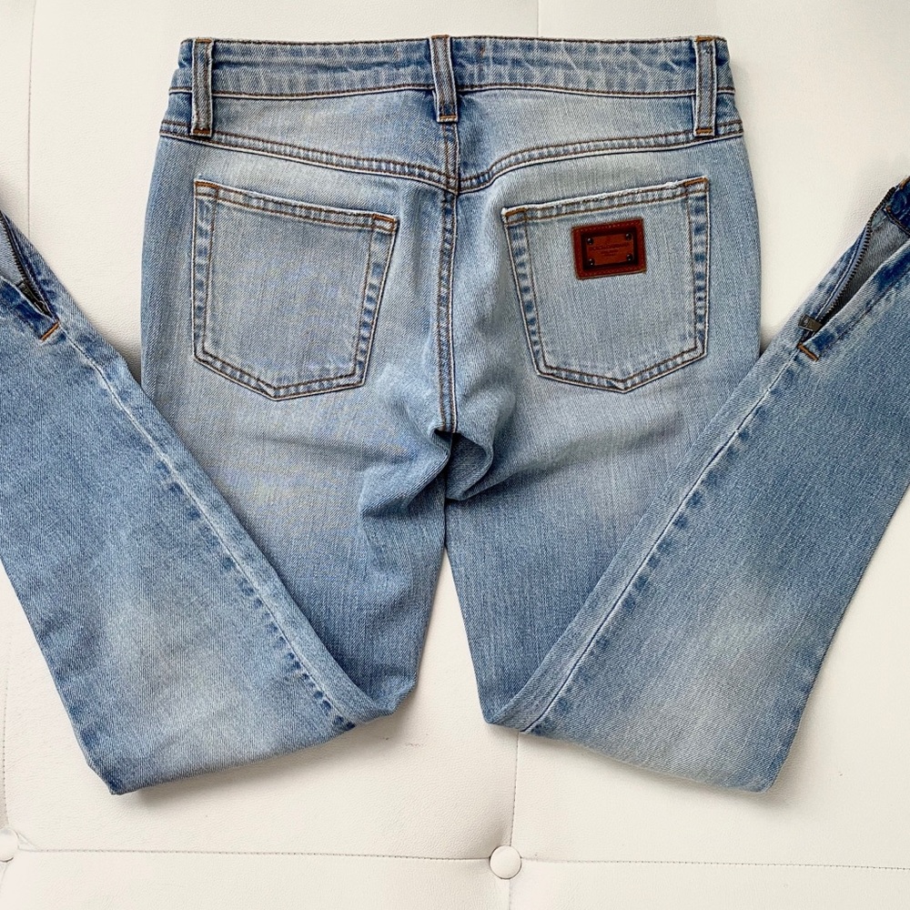 DOLCE&GABBANA Light Blue Jeans Sz 36 - Picture 6 of 6